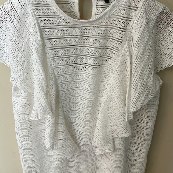Vero Moda white sleeveless top, size XS - Picture 3 of 6